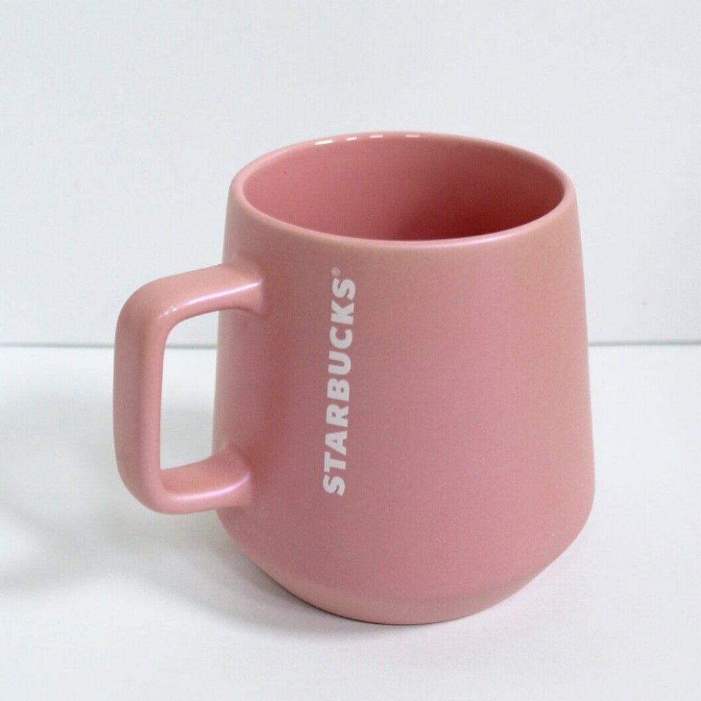 Starbucks Holiday 2020 Pink Shimmer Ceramic Coffee Cup Mug 12 oz